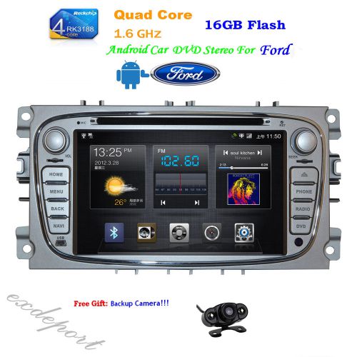 7&#034; android 4.4 car dvd gps navi stereo 3g wifi ipod player for ford focus mondeo