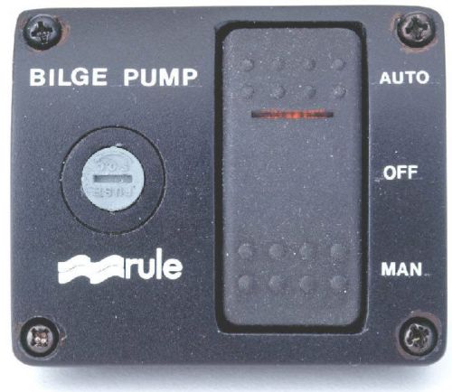 Rule 43 3-way lighted rocker panel switch auc 14912