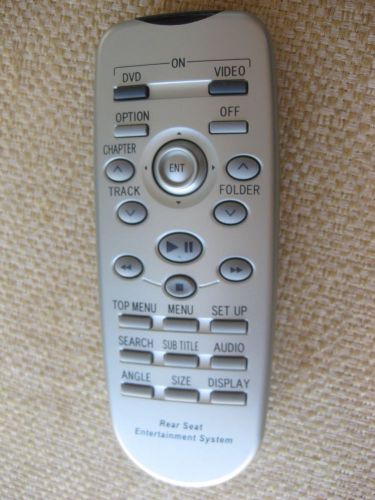 Toyota  sienna rear entertainment dvd system remote control 86170 45020 oem