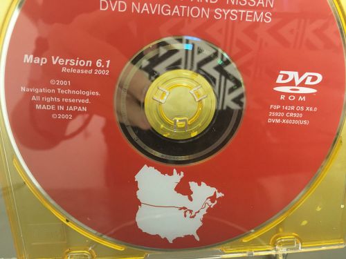 2002 2003 infiniti fx fx35 fx45 q 45 navigation disc dvd ver. 6.1 25920 cr920