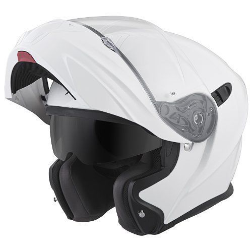 Scorpion men&#039;s exo-gt920 solid modular motorcycle helmet gloss white xxl