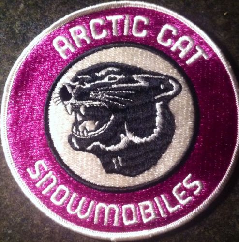Rare vintage1970 purple new arctic cat antique snowmobile patch cant buy anymore