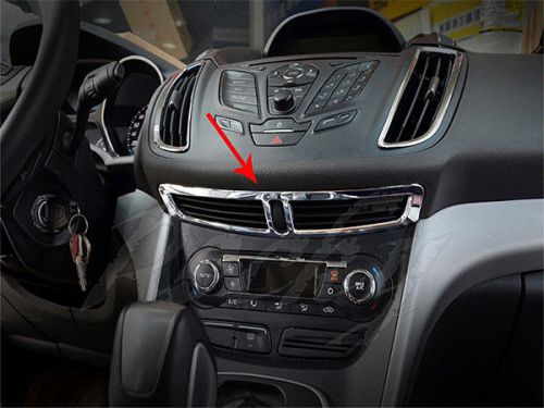 New chrome central dashoard air vent cover trim fit for ford kuga escape 2013+
