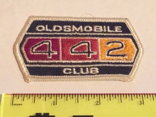 Vintage nos oldsmobile 442 club patch cutlass s w-30 olds 4-4-2