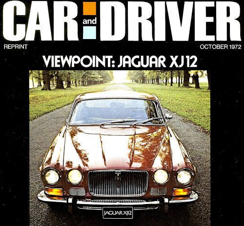 1972 jaguar xj12 factory road test reprint-c&amp;d-mt-xj12