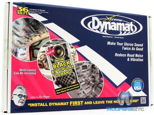 Blk dynamat 10455 xtreme 36ft bulk pack sound vibration noise damping entire car