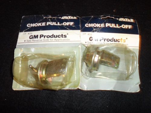 2 gm choke pull-off cp-455 carburator vintage un-open package us made gm-avatar