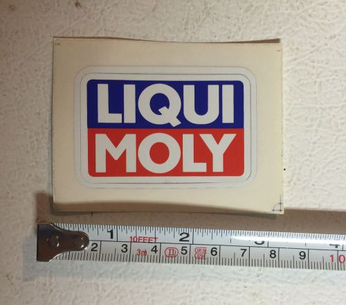 Liqui moly genuine sticker decal - double sided