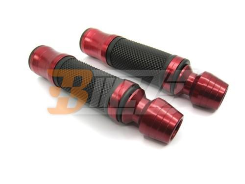 Universal hand grips for 22mm handlebar ninja 250 600 500 650 bandit gsf red