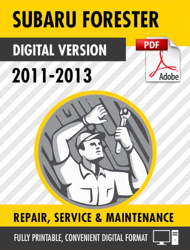 2011-2013 subaru forester factory repair service manual