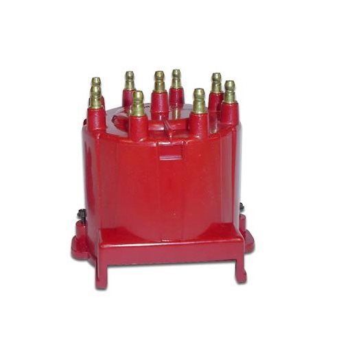 Taylor cable distributor cap gm hei remote coil type red brass terminals v8 each