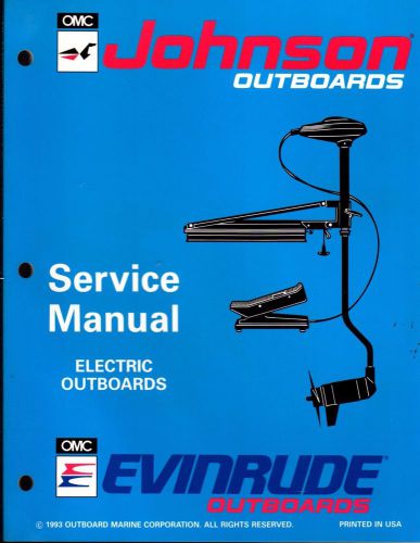 1994 omc evinrude johnson outboard motor electric service manual 500605  (719)