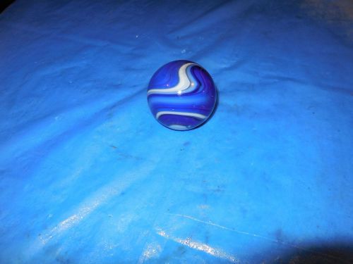 Vintage original blue swirl marble gear shift knob!!