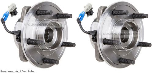 Pair new front right &amp; left wheel hub bearing assembly for chevy pontiac saturn