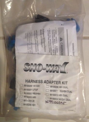 Brand new sno-way harness adapter kit 99100395