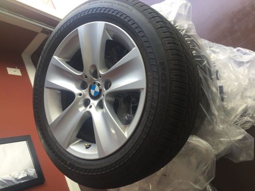 Wow! set of four 2011bmw 528 factory rims and tires excellent condition! - $950