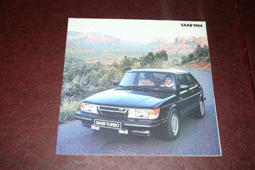 1984 classic saab 900 turbo vintage sales brochure
