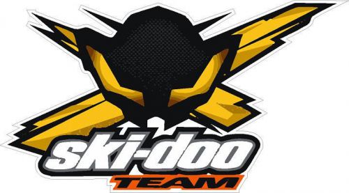 #568 5&#034; ski-doo skidoo bee decal sticker team racing snowmobile