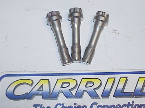 3 replacement 12 point connecting rod bolts 3/8-24 x 1.600&#034; carr sps 56  jh27