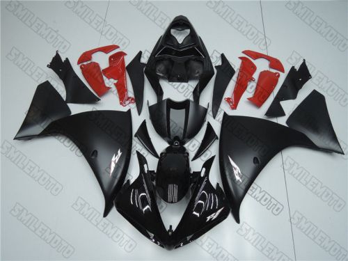 Fairing matte glossy black injection plastic fit for 2009-2011 yamaha yzf r1 w21