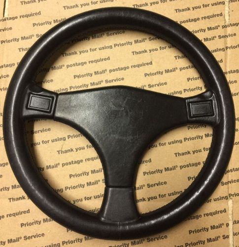 Dino nos 14&#034; black leather steering wheel very rare ships fast!!
