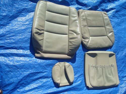 91-95 mercedes w124 e-class 320 driver left side mushroom leather seat covers