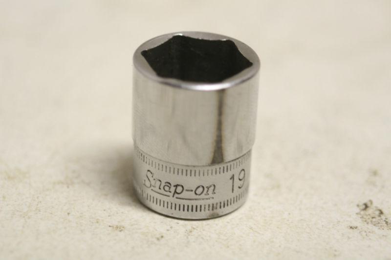 Snap on fsm191  3/8 inch drive 19mm 6 point  socket