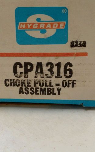 Hygrade carburetor choke pull-off assembly cpa316 chevrolet 1984 nos