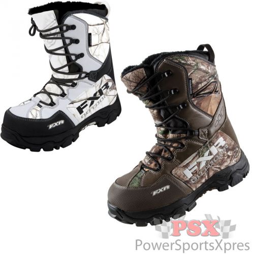 Fxr realtree x-cross snowmobile boots  ~ new 2016