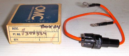 Nos omc 378334 fuse holder 2 wire sfe 20 amp vintage 1968 evinrude/johnson