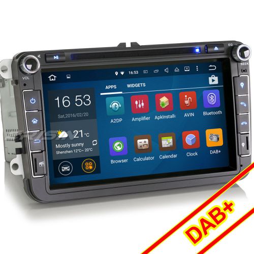 8&#034; hd android 5.1 car dvd gps dvr obd wifi 3g for passat golf jetta seat 3015mo