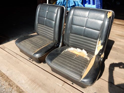 1966 66 ford fairlane set of xl/gt bucket seats hard to find rare