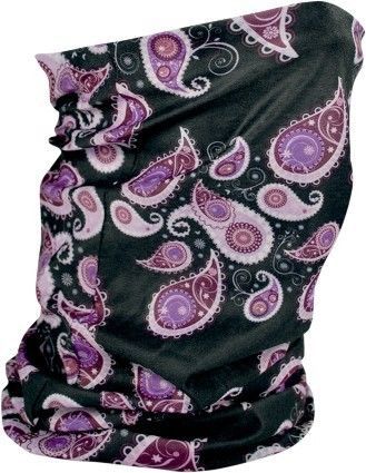 Zan headgear motley tube  purple paisley