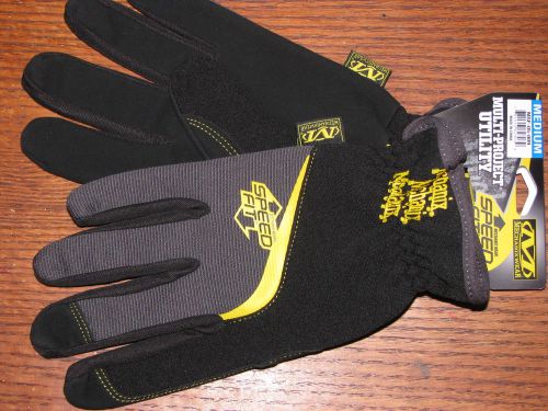 Mechanix wear black speed fit multi-use gloves, medium msf05-009