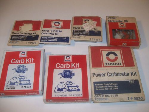 Gm carb kits lot of 7