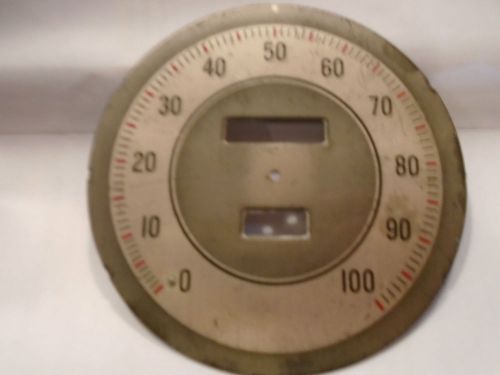 1935/36 ford deluxe  speedometer faceplate