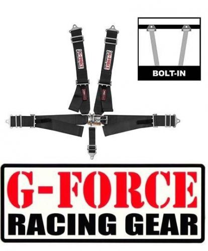G-force racing 6100 latch-link individual 5pt harness set sfi 16.1 rated pull up