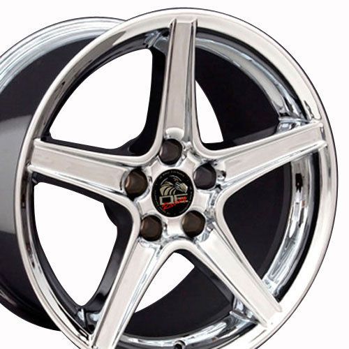 18&#034; rim fits mustang® saleen wheels chrome 18x9 w1x