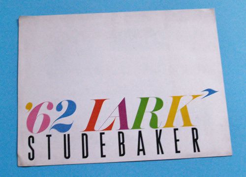 Studebaker lark 1962 / sedan / cruiser / cabriolet / hardtop