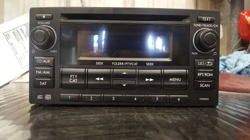 Radio receiver cd player 11-14 subaru impreza 2.5l part # 86201fg20 tested!
