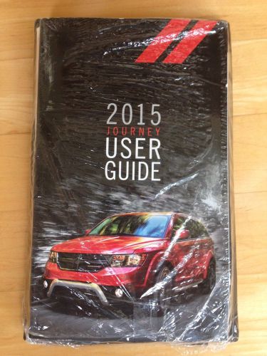 ** 2015 dodge journey owners manual user guide set + dvd + case