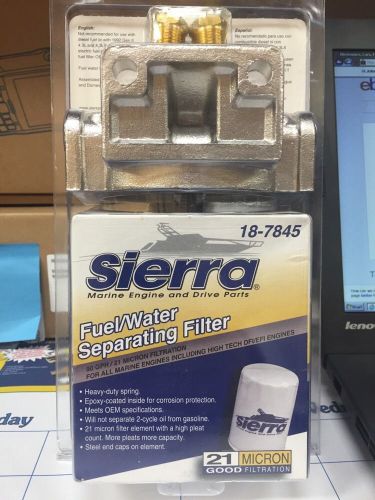 Sierra fuel/water separator filter w/bracket stainlesssteel 18-7776-1 marine md