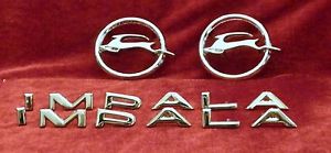 1964 chevy impala quarter panel emblem set reproduction
