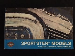 Sportster models 2011 harley-davidson owner&#039;s manual