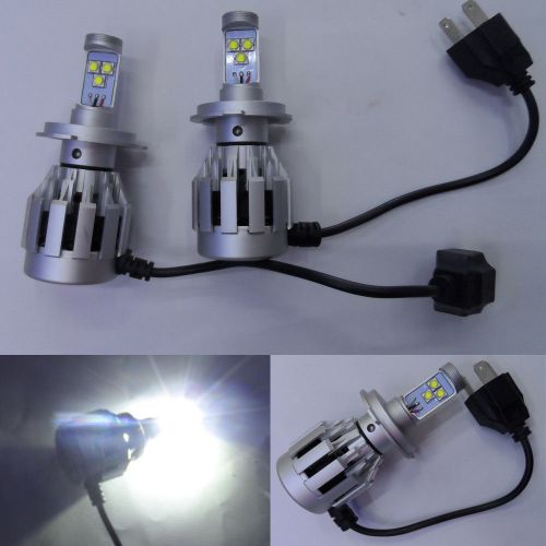 Car h4 led headlight kit driving lamp h/l bulb all in one 2x35w 3000lm