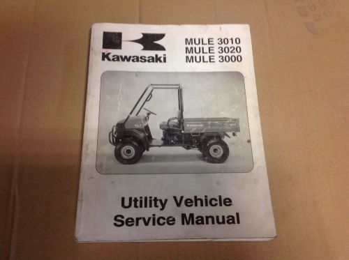 Used kawasaki service manual 2001 mule 3010/3020/3000 (mule3010-002)