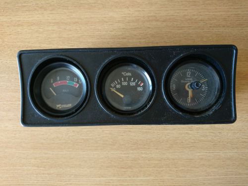 Voltmeter instrument temp gauge cockpit clock classic vdo  / koch und overbeck