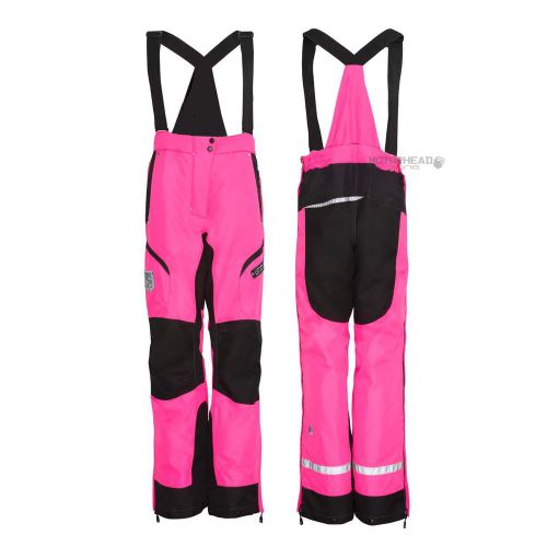 Snowmobile ckx exalt pants pink women large adult winter snow bibs waterpoof