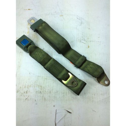 2pt army green seat belt standard buckle military camo classic harness no