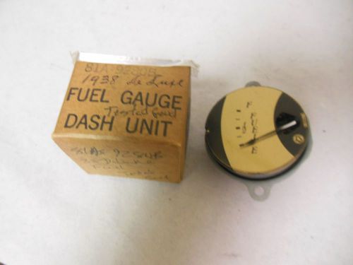 1938 ford deluxe fuel dash gauge #81a-9280b nos